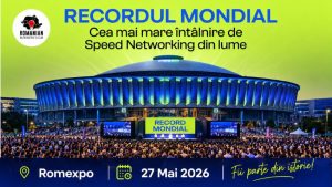 BUCUREȘTI – Nou record mondial pentru cea mai mare sesiune de business speed networking din lume.
