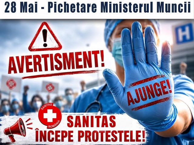 SANITAS începe pregătirea acțiunilor sindicale de protest