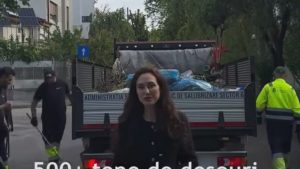 Peste 500 de tone de deşeuri, colectate de pe străzi în ultimele două luni