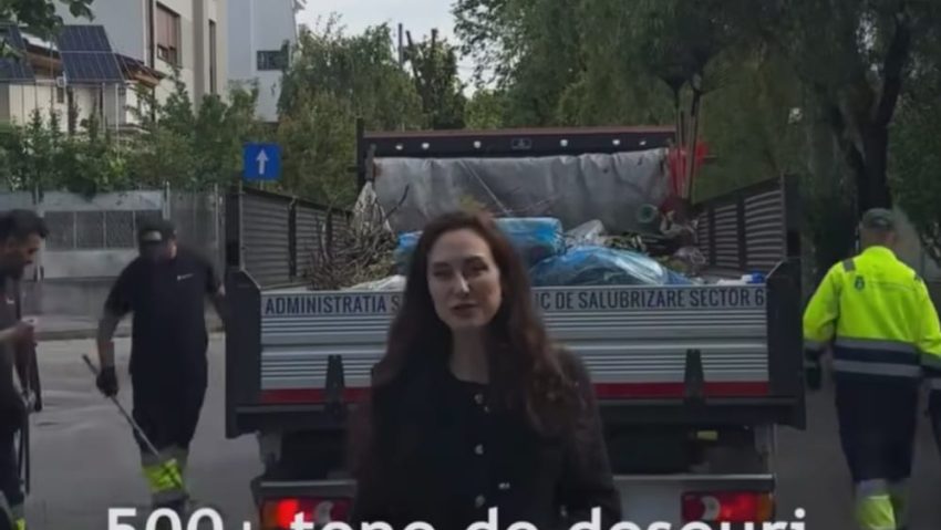 Peste 500 de tone de deşeuri, colectate de pe străzi în ultimele două luni