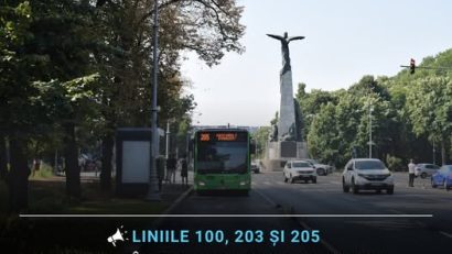 Liniile 100, 203 şi 205 – deviate în perioada 30.05-01.06.2026