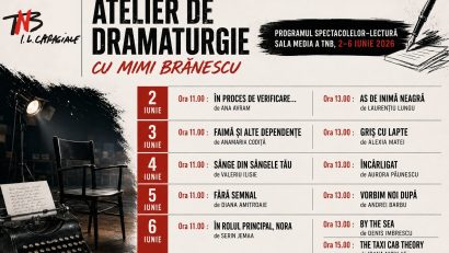 Spectacole-lectură, la TNB. 11 texte create la Atelierul de dramaturgie coordonat de Mimi Brănescu ies la public