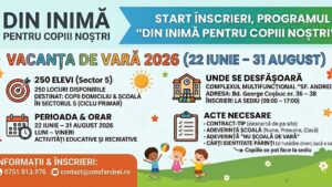 S-a dat startul înscrierilor în programele de vară “Din inimă pentru copiii noștri”, pentru copiii din Sectorul 5