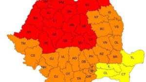 ANM: Cod roşu de căldură extremă în 16 judeţe, duminică şi luni