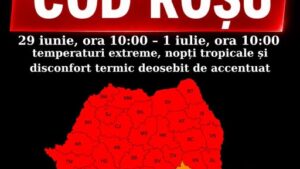 DSU: Temperaturi extreme, nopți tropicale, disconfort termic deosebit de accentuat!