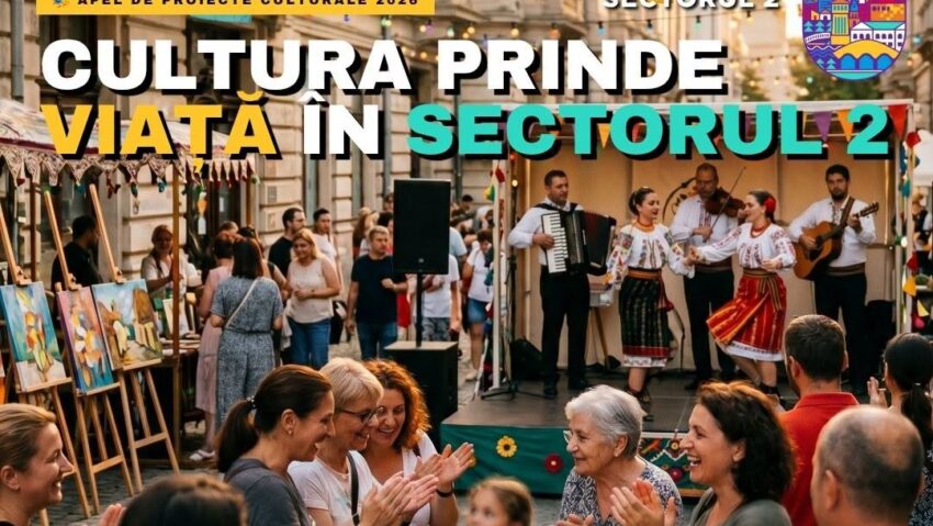 Apel de proiecte culturale în Sectorul 2!