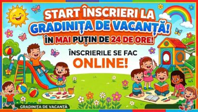 Sector 5: Primăria dă startul înscrierilor în programul “Grădiniţa de Vacanţă”