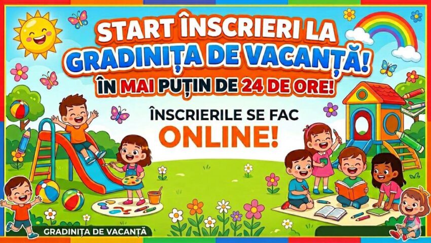 Sector 5: Primăria dă startul înscrierilor în programul “Grădiniţa de Vacanţă”