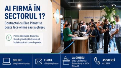 Firmele din Sectorul 1 trebuie să își facă contract cu noul operator de salubritate