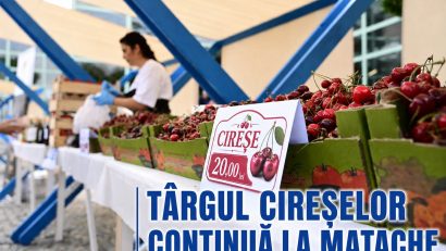 Târgul Cireşelor şi al Căpşunelor, în fiecare weekend, până la finalul lui iunie, în Piaţa Matache