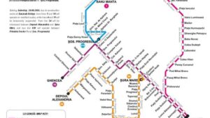 Lucrări la Pasajul Basarab: liniile 4 şi 11 se suspendă, iar liniile 1 şi 10 – modificate