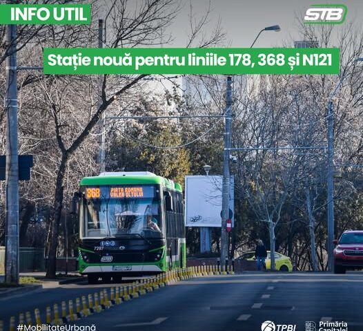 STB: Stație nouă, pe Strada General Constantin Budișteanu