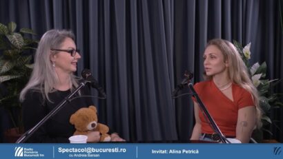 Alina Petrică joacă rolul unei fetițe de 9 ani, la Teatrul Mic