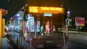 Linia N106 își modifică traseul timp de trei nopți!