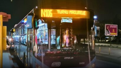Linia N106 își modifică traseul timp de trei nopți!