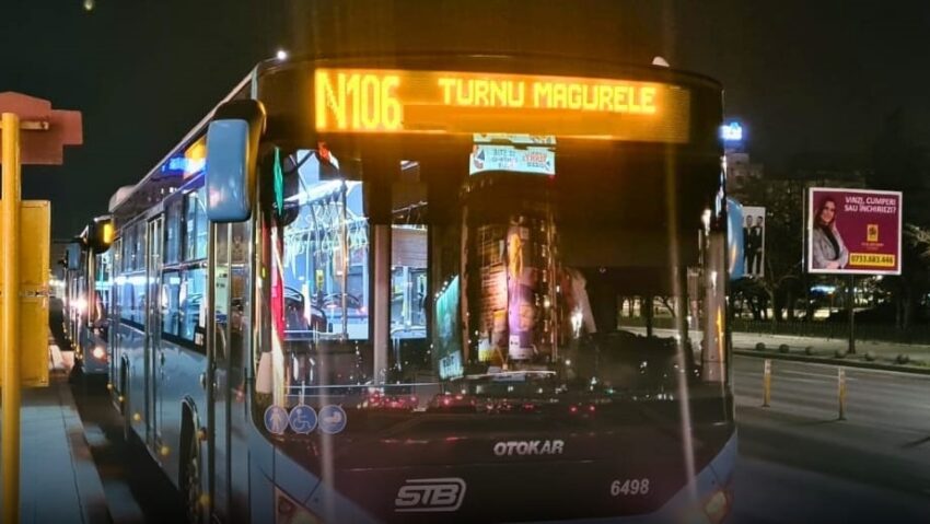 Linia N106 își modifică traseul timp de trei nopți!