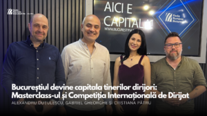 Bucureștiul devine capitala tinerilor dirijori: Masterclass-ul și Competiția Internațională de Dirijat „Forces of Destiny”