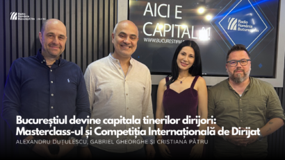 Bucureștiul devine capitala tinerilor dirijori: Masterclass-ul și Competiția Internațională de Dirijat „Forces of Destiny”