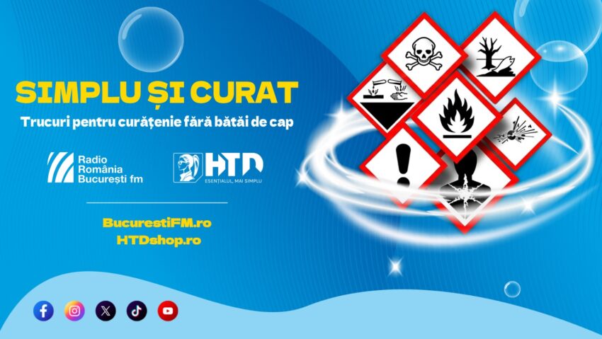 Cum citești eticheta unui produs de curățenie – pictogramele de pericol explicate