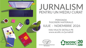 ECOTIC și UZPR lansează cea de-a III-a ediție a concursului „Jurnalism pentru un Mediu Curat”