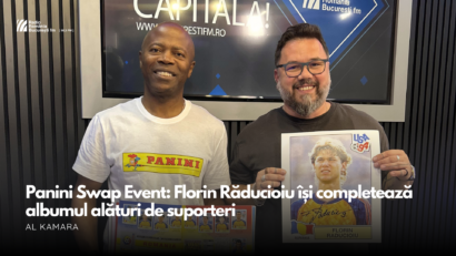 Panini Swap Event: Florin Răducioiu își completează albumul alături de suporteri