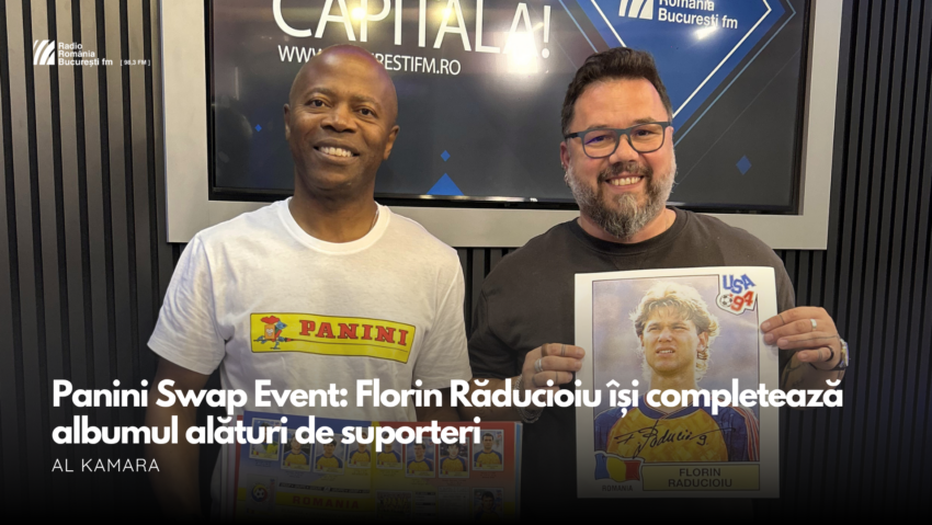 Panini Swap Event: Florin Răducioiu își completează albumul alături de suporteri