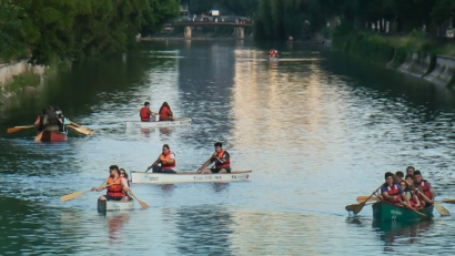 Plimbări gratuite cu caiacul și canoea pe Dâmbovița, în acest weekend