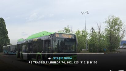 Stație nouă pe traseele liniilor 74, 102, 125, 312 și N106