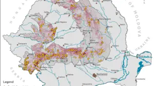 Prima hartă a zonelor cu risc de căderi de roci din România