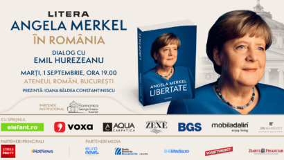 Angela Merkel vine la București pentru lansarea volumului de memorii „Libertate. Amintiri 1954–2021”