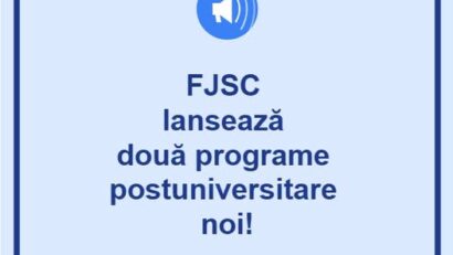 Noi programe postuniversitare, la Facultatea de Jurnalism şi Ştiinţele Comunicării