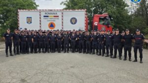 Un nou contingent de pompieri pleacă în Franţa