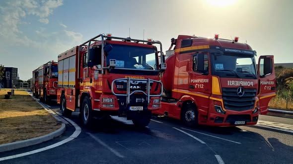 Al doilea contingent de pompieri care va acţiona în Franţa a ajuns în Departamentul Perpignan