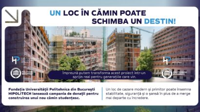 Campanie de donaţii pentru construirea unui nou cămin studenţesc la Politehnica Bucureşti