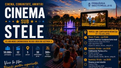 Proiecţii de film gratuite la “Cinema sub Stele”