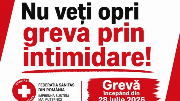Federația SANITAS: Au început deja presiunile asupra angajaților. Nu vă lăsați intimidați!