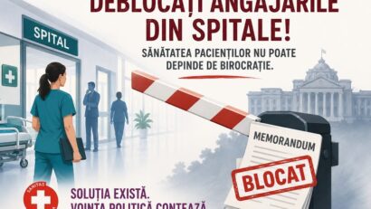 Federaţia Sanitas cere Parlamentului să adopte o soluţie legislativă care să deblocheze angajările din spitale