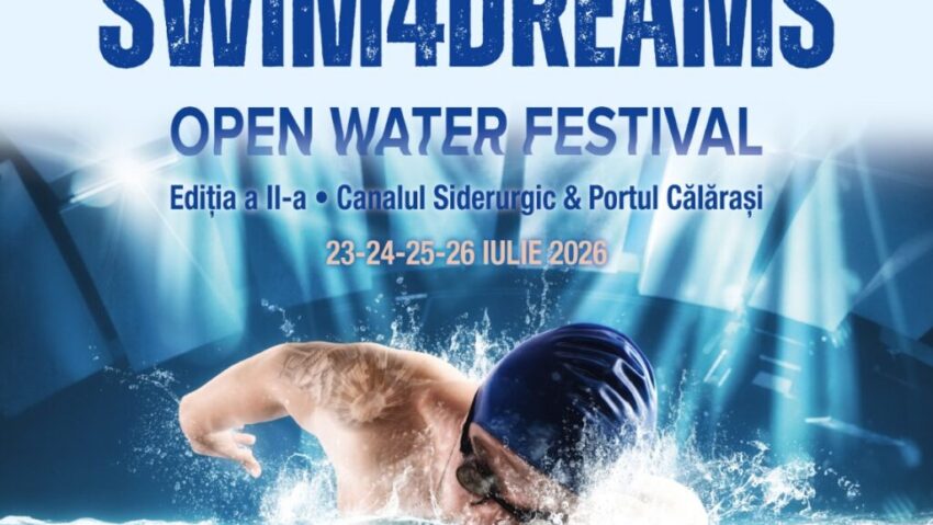 Swim4Dreams 2026 transformă Călărașiul în capitala înotului în ape deschise