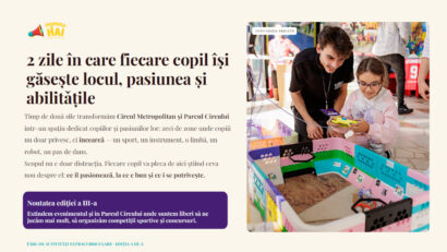 Activități gratuite pentru copii în București, pe 26 și 27 septembrie. Sport, artă, robotică și multe altele