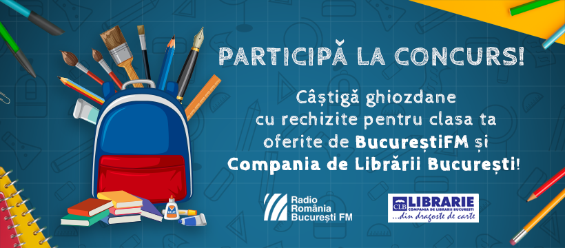 Vezi cine a câştigat concursul ”Ascult Bucureşti fm şi obţin ghiozdane cu rechizite pentru toţi colegii de clasă!”