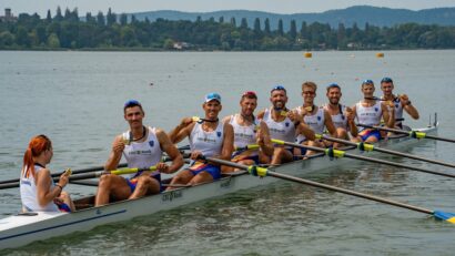 România, pe primul loc în clasamentul pe medalii, la Campionatele Europene de Canotaj de la Varese!