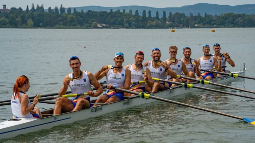 România, pe primul loc în clasamentul pe medalii, la Campionatele Europene de Canotaj de la Varese!