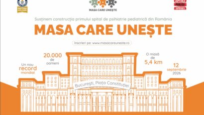 20.000 de bucureșteni, așteptați la o masă de 5,5 kilometri: Eveniment istoric pentru Guinness World Records și primul spital de psihiatrie pediatrică