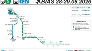 Linii de transport adaptate pentru un acces facil la BIAS 2026!