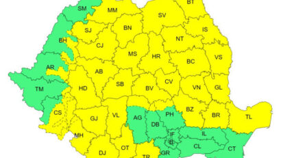 Se schimbă vremea: meteorologii au emis cod galben de vijelii