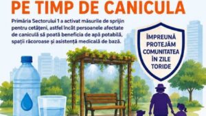 Sector 1: Puncte de prim ajutor şi spaţii pentru răcorire pe perioada caniculei