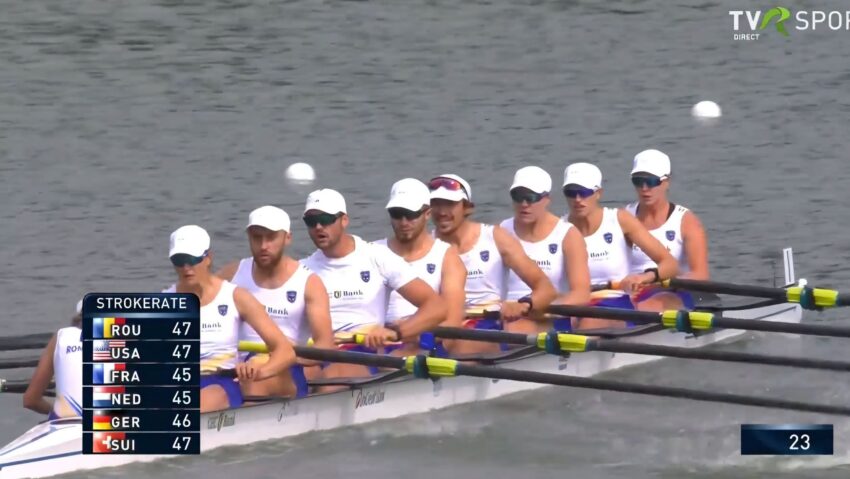 A treia medalie de aur pentru România la Campionatele Mondiale de Canotaj de la Amsterdam!