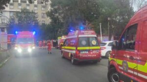 Incendiu la spitalul Fundeni