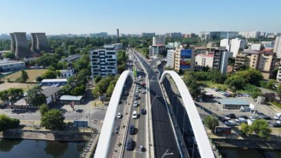Traficul pe Pasajul Basarab, pe sensul Titulescu – Grozăvești, a fost reluat în această dimineață