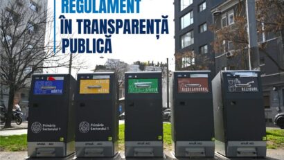 Sectorul 1: Regulamentul taxei de salubrizare, pus în transparenţă decizională